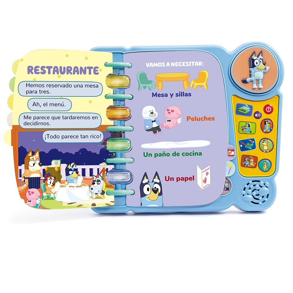 Vtech - Bluey's Interactive Games Book Early Learning Toy