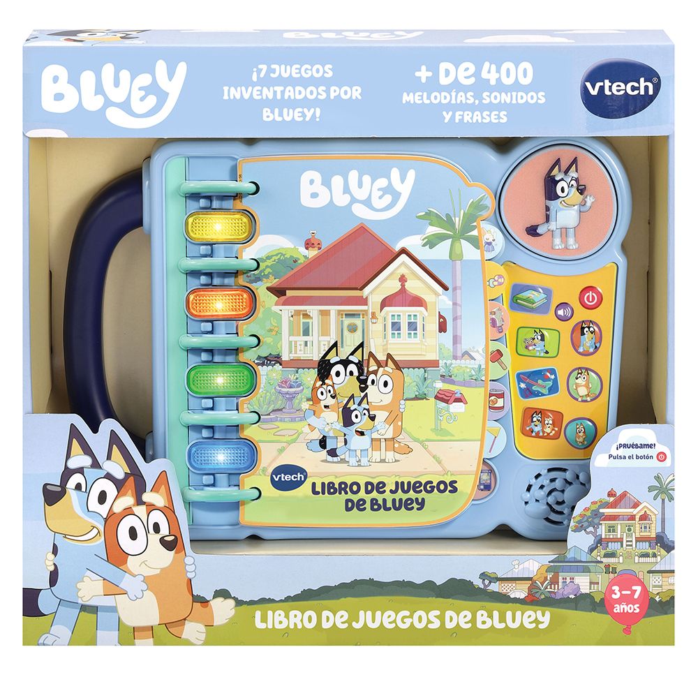 Vtech - Bluey's Interactive Games Book Early Learning Toy