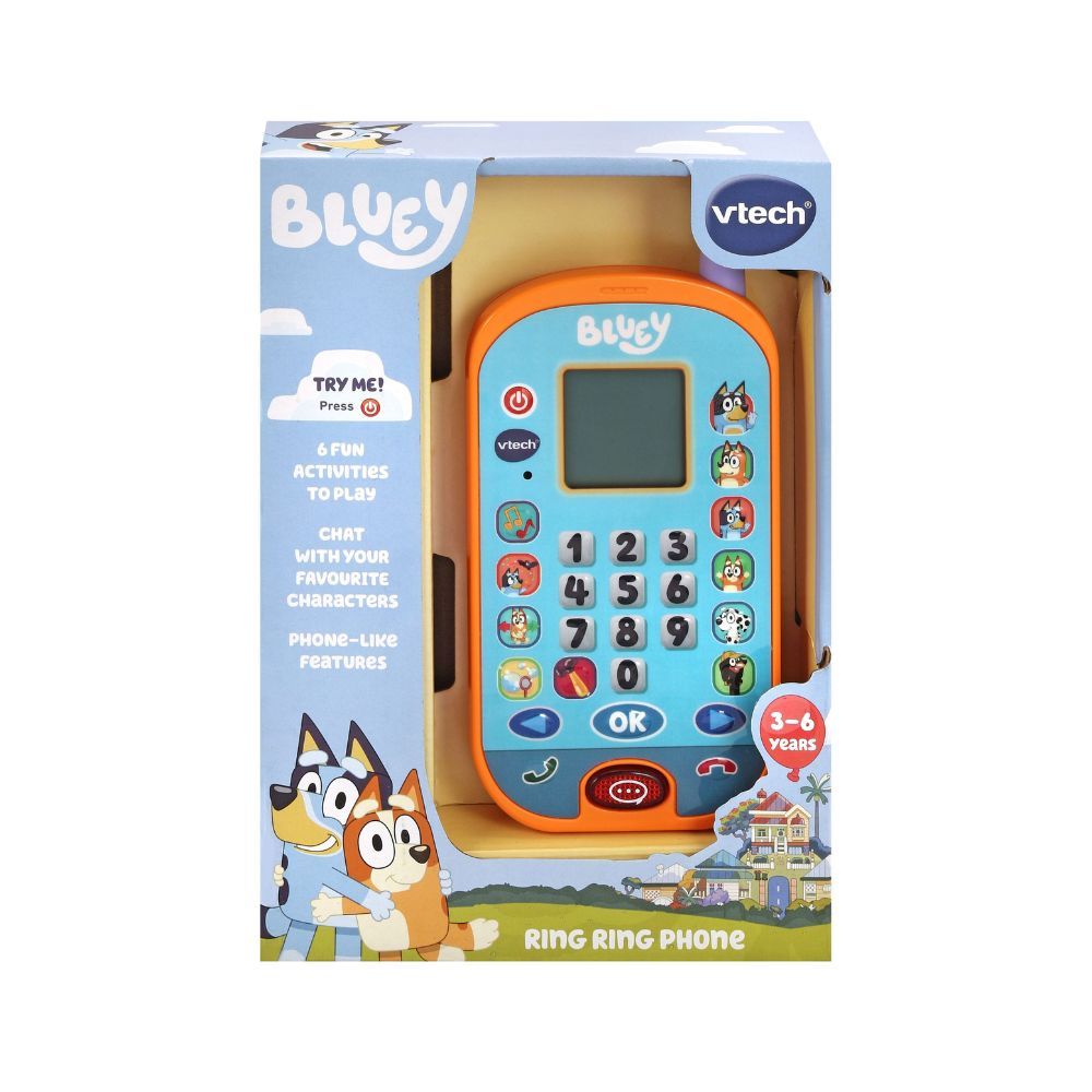 Vtech - Bluey Ring Ring Phone Early Learning Toy