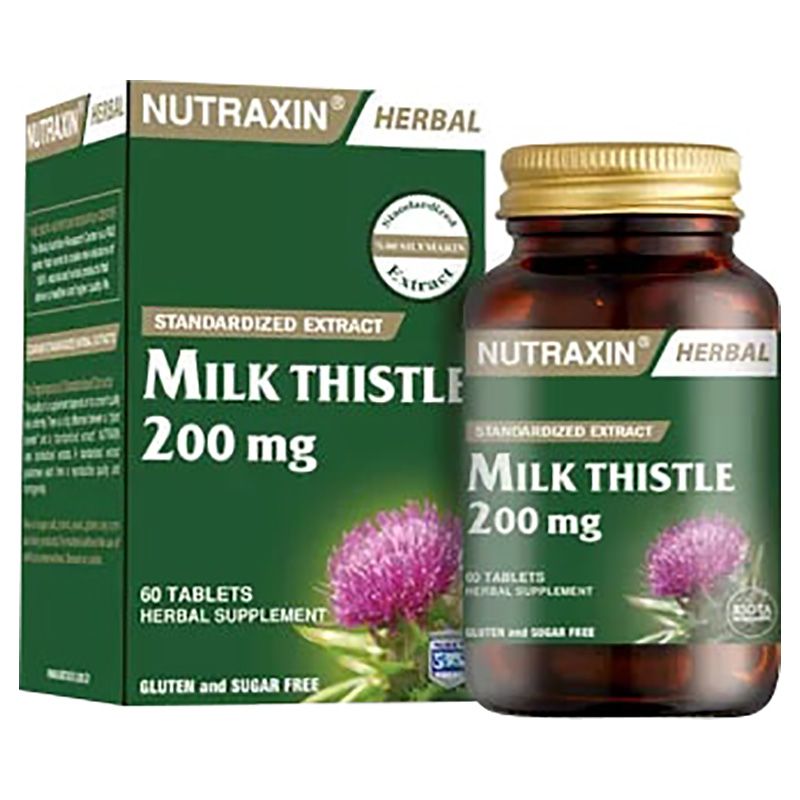 Nutraxin - Herbal Std Extract - Milk Thistle - 200mg - 60pcs