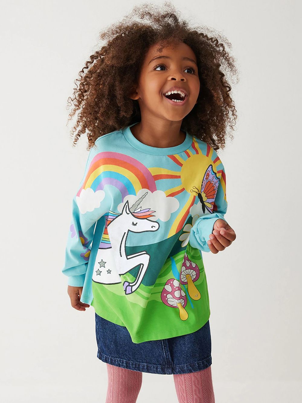 Sugar Rush - Unicorn Printed Full Sleeves T-Shirt