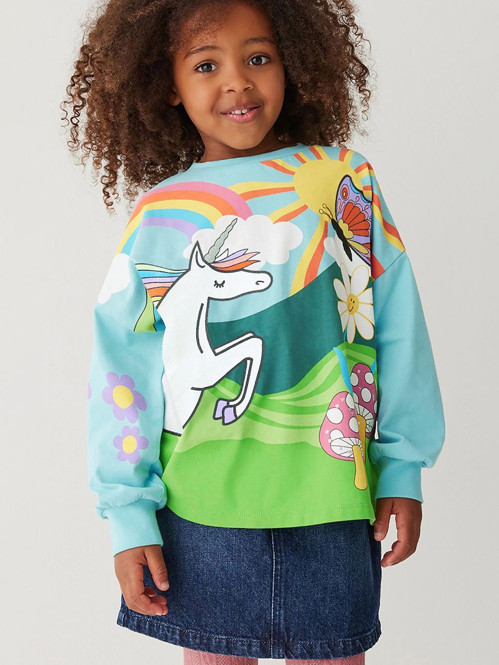 Sugar Rush - Unicorn Printed Full Sleeves T-Shirt