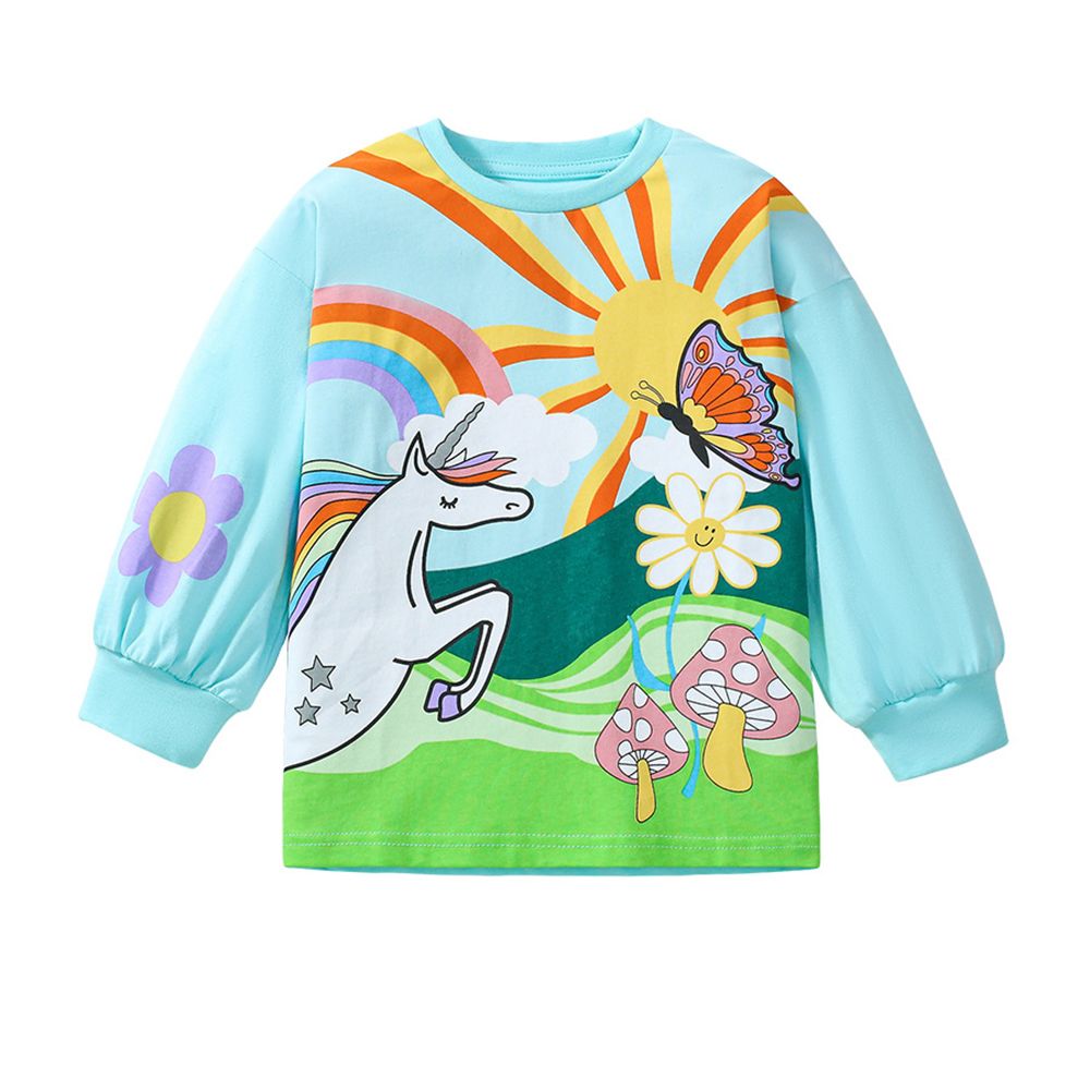 Sugar Rush - Unicorn Printed Full Sleeves T-Shirt