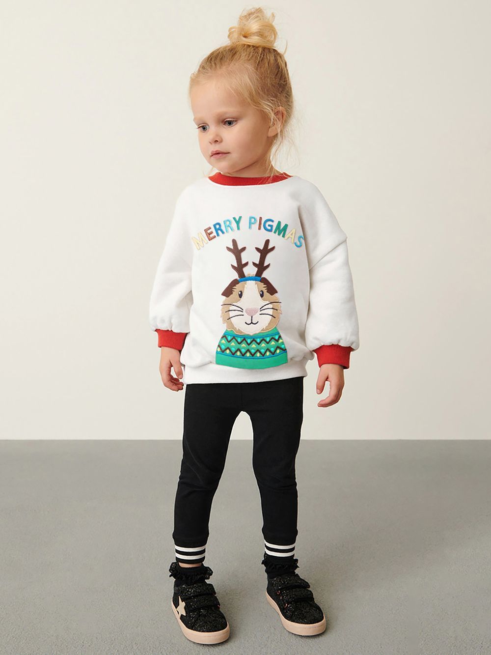 Sugar Rush - Top and Leggings Set - Embroidered - 2 Pcs