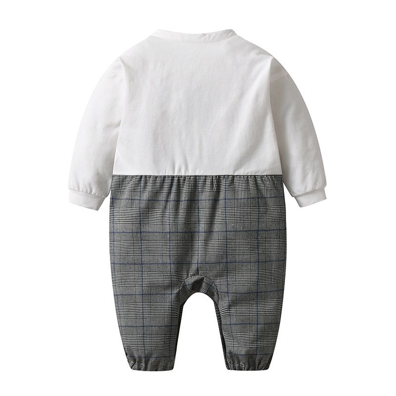 Sugar Rush - Boys' Long Sleeve Rompers - Grey