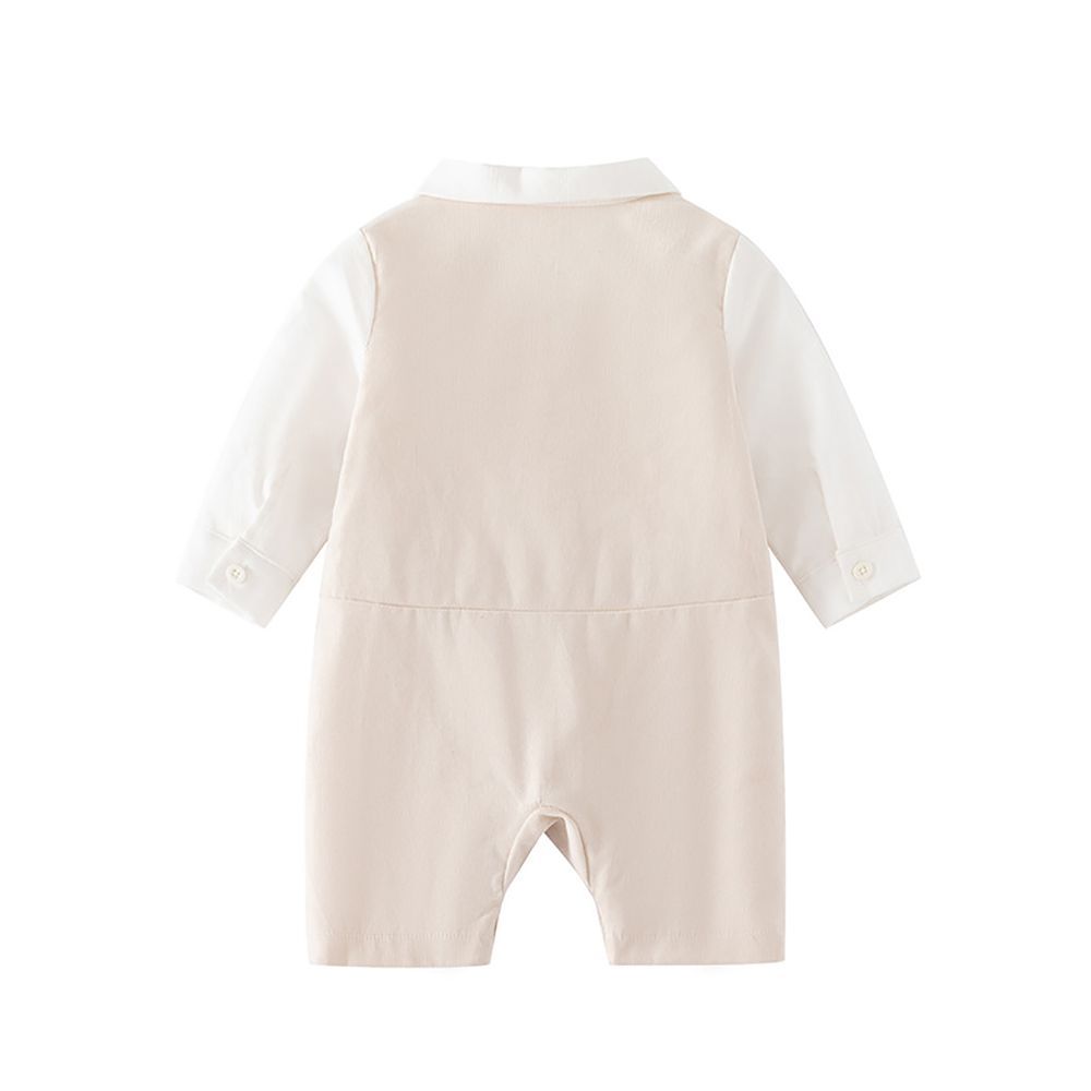 Sugar Rush - Boy's Long Sleeve Rompers - Khaki