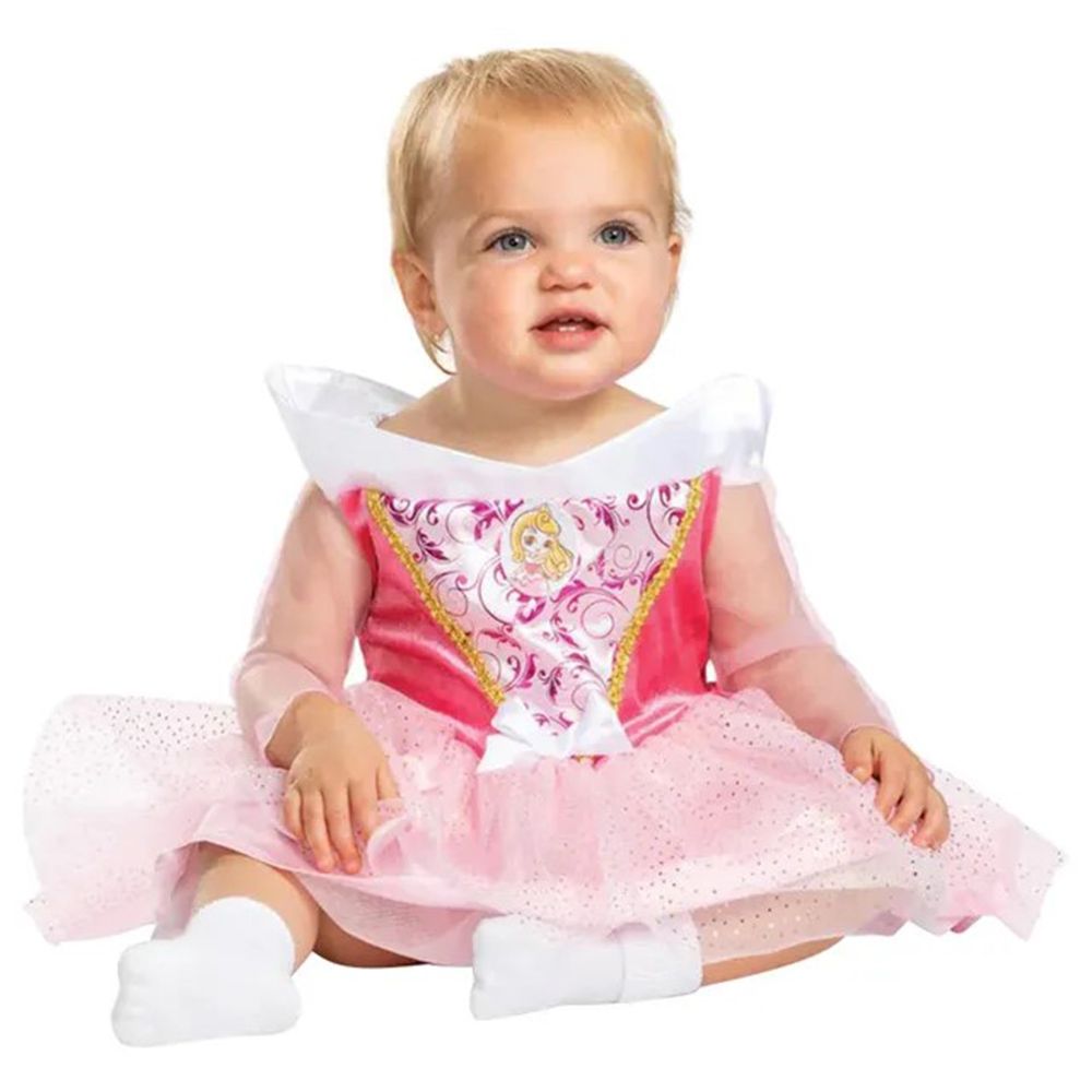 Party Centre - Disney Sleeping Beauty Aurora Infant Costume - Pink