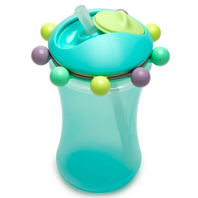 Melii - Abacus Straw Sippy Cup - 2pcs - Turquoise & Green