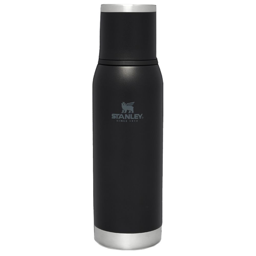 Stanley - Adventure To-Go Stainless Steel Bottle - Black - 1 L