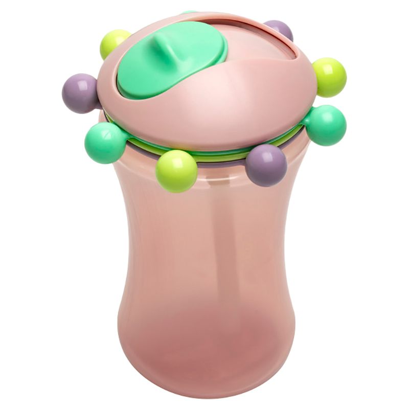 Melii - Abacus Straw Sippy Cup - 2pcs - Green & Pink