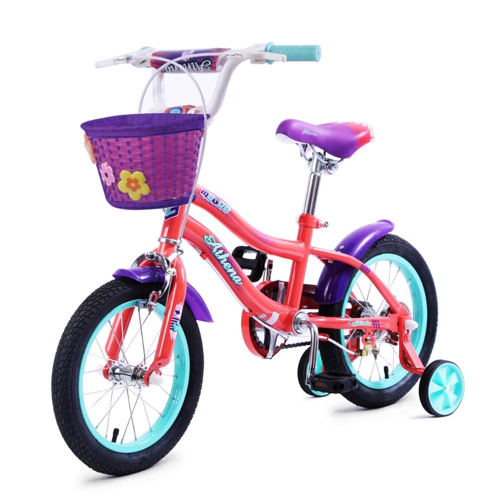 Mogoo - Athena 12 Inch Kids Bicycle - Peach