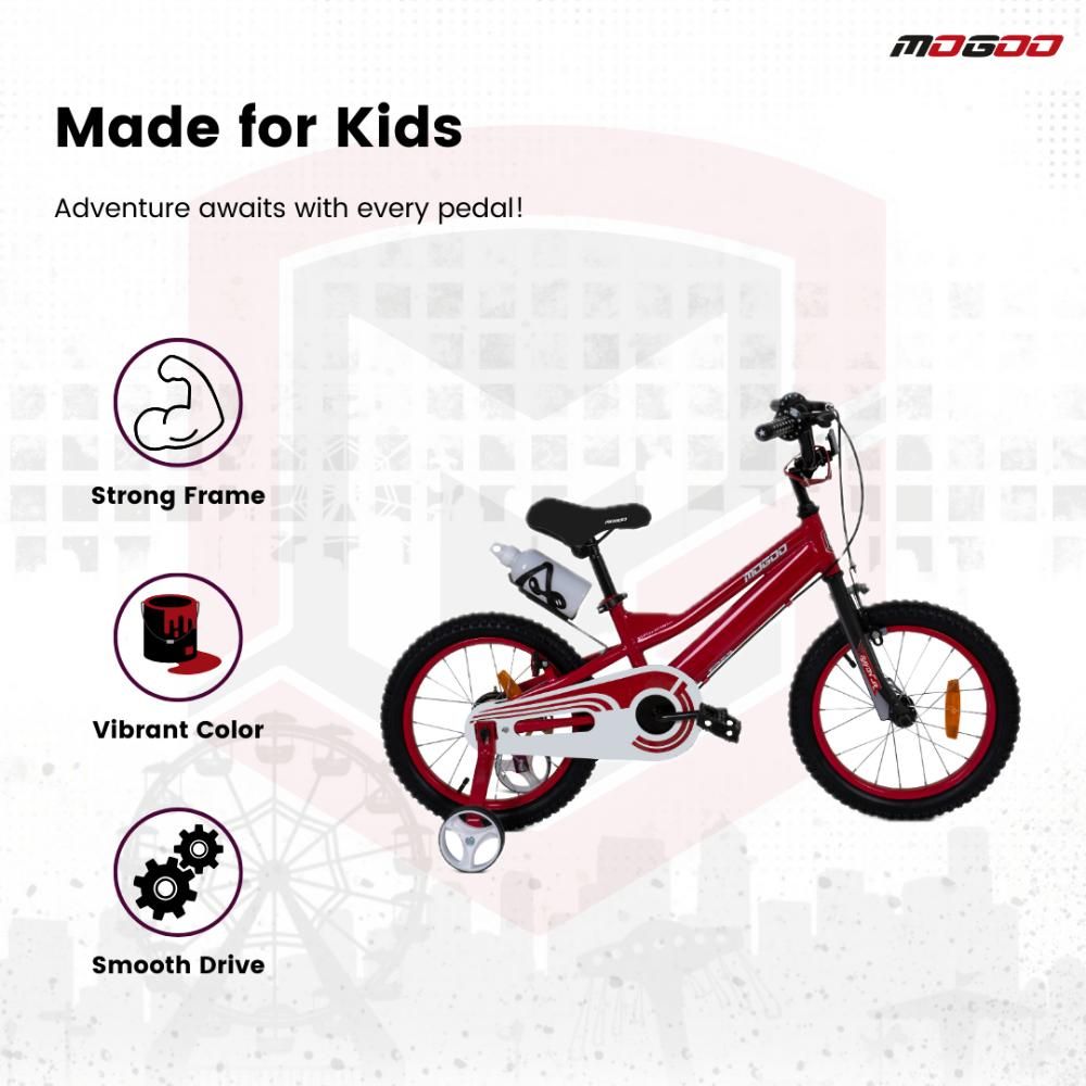 Mogoo - Rayon Junior 2.0 Kids Bicycle - 12 Inch - Red