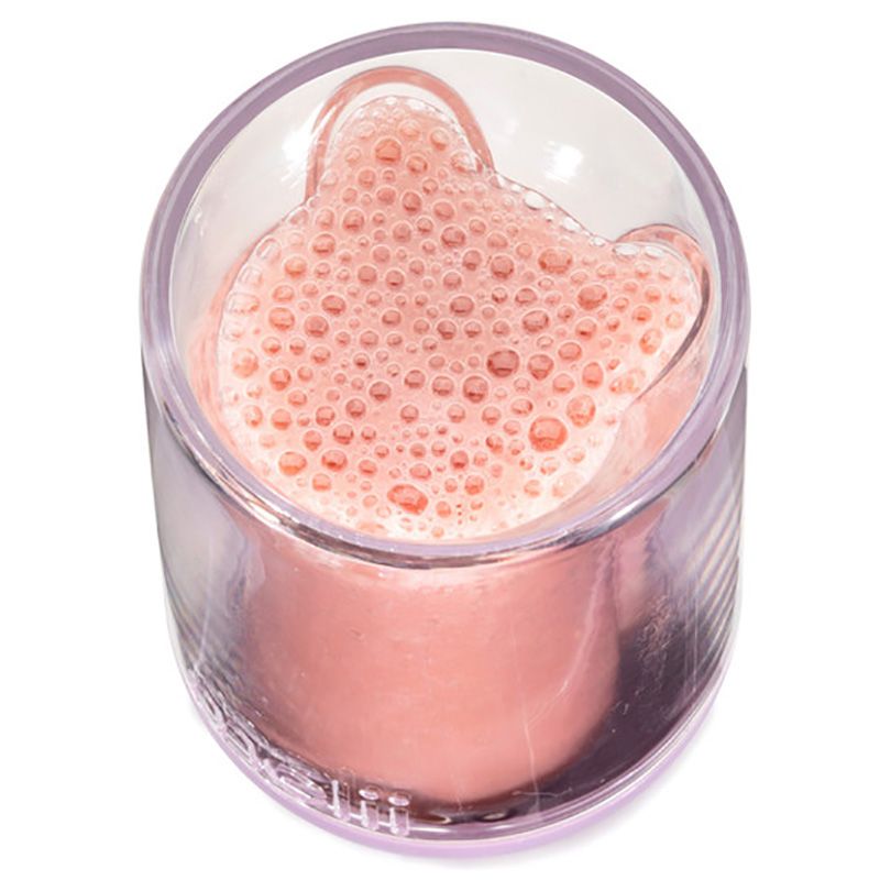 Melii - Double Walled Bear Cup - 145 ml - 2pcs - Purple/Pink