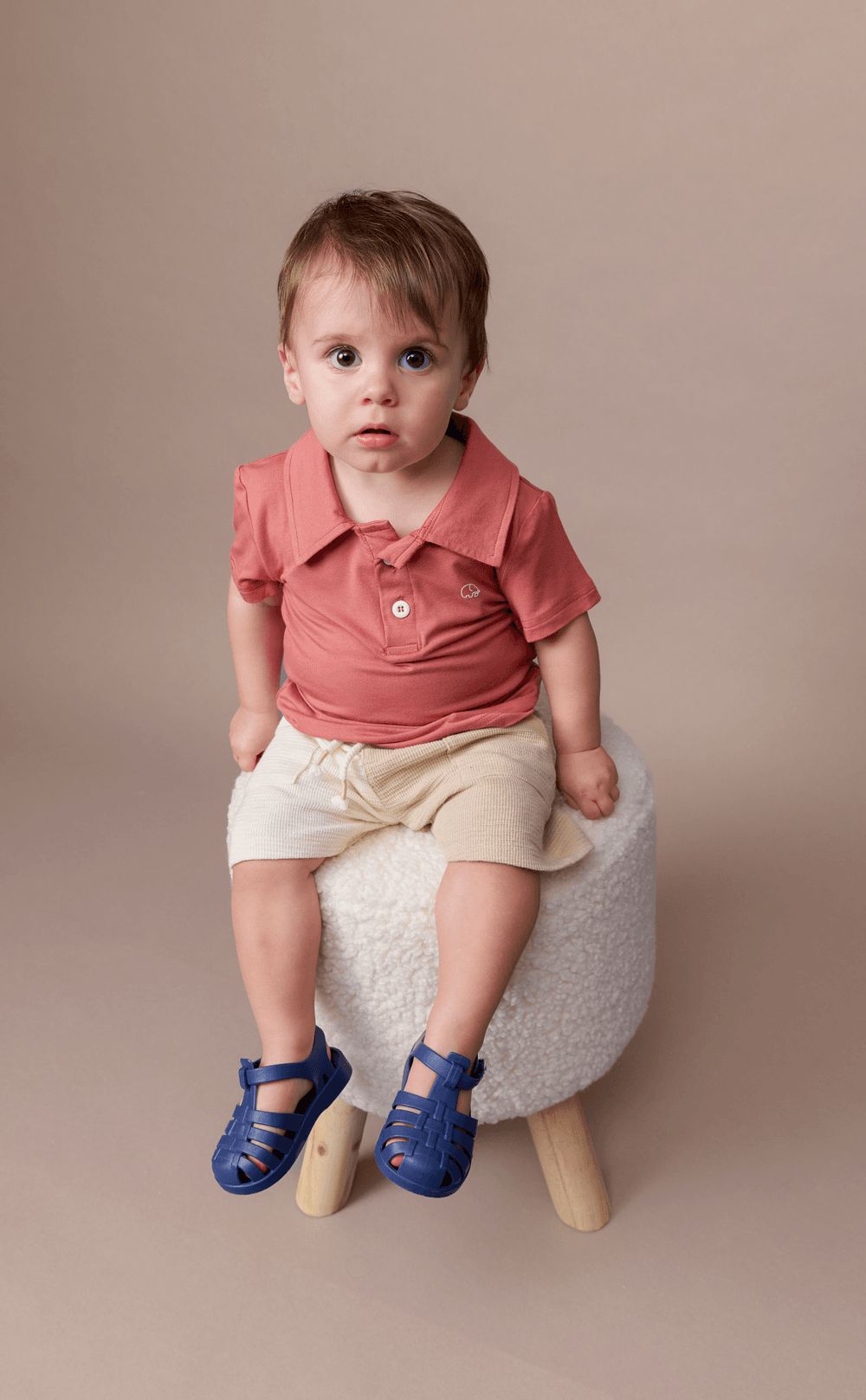 Anvi Baby - Short Sleeves Polo T-Shirt - Maroon