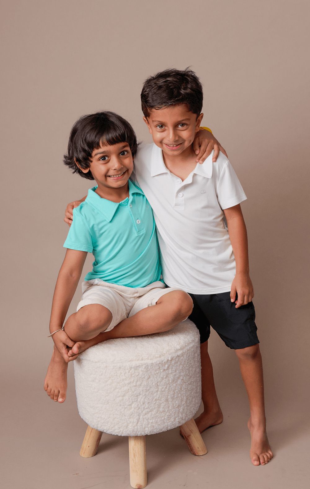 Anvi Baby - Short Sleeves Polo T-Shirt - Aqua Blue