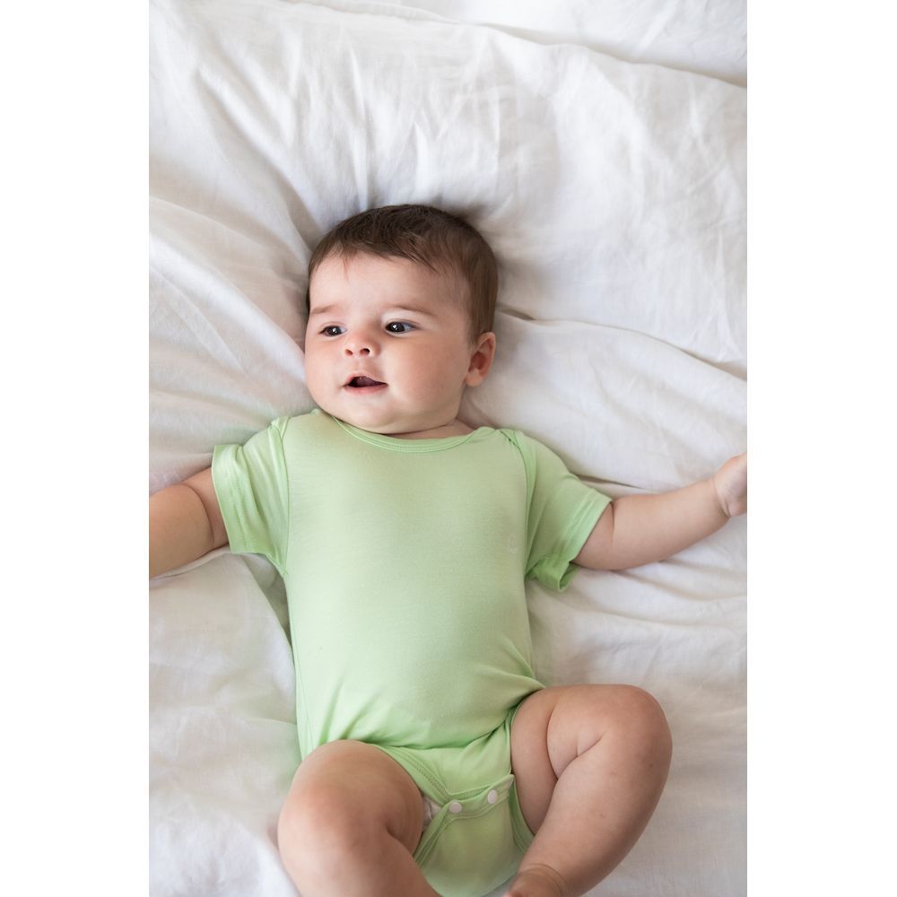 Anvi Baby - Organic Bamboo Spandex Bodysuit - Light Mint