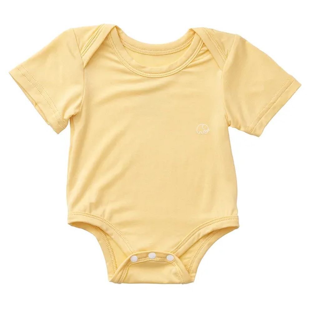 Anvi Baby - Organic Bamboo Spandex Bodysuit - Lemon