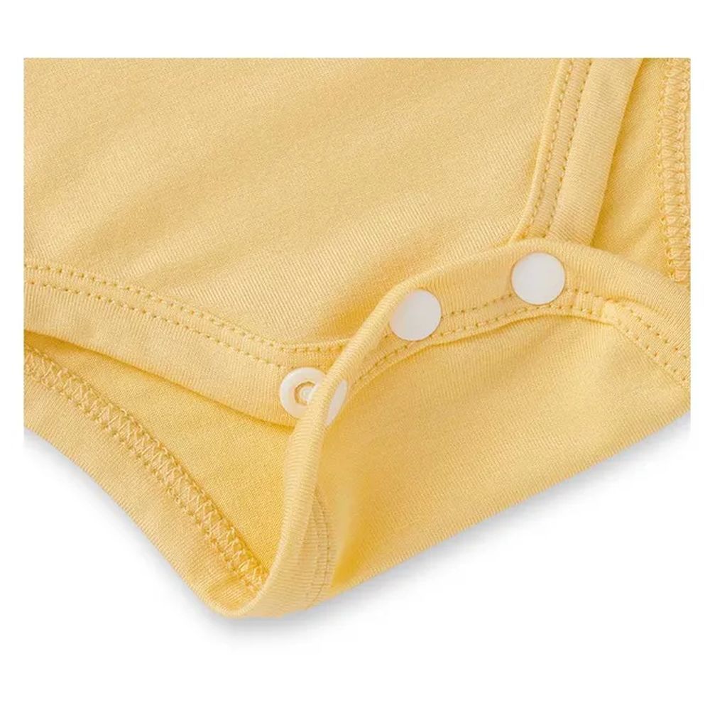 Anvi Baby - Organic Bamboo Spandex Bodysuit - Lemon