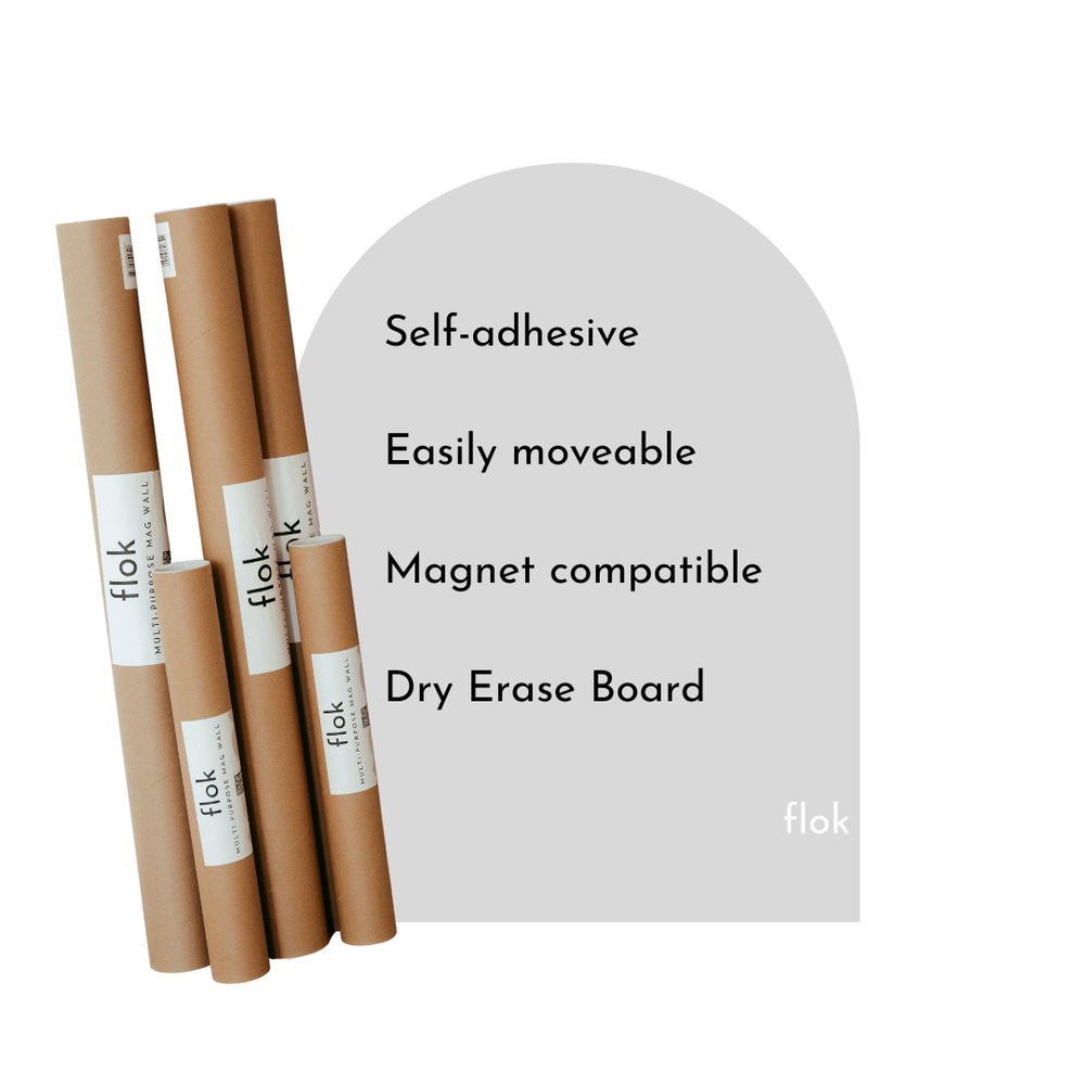 Flok - Self-Adhesive Multi-Purpose Mag Wall - Arch - Sand