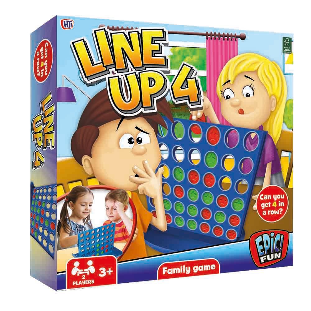 Epic Fun - Line Up 4 Pick & Play Game - Blue