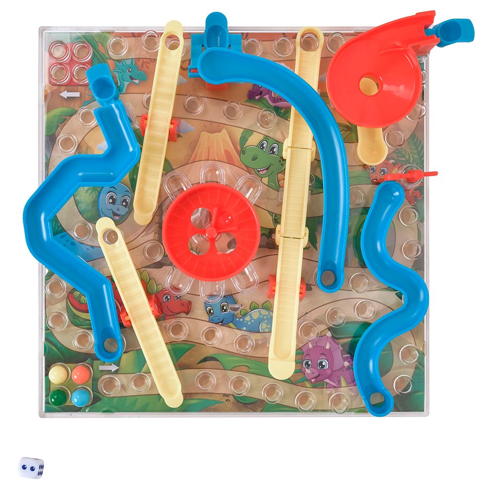 Epic Fun - Dino 3D Snakes & Ladders Board Game