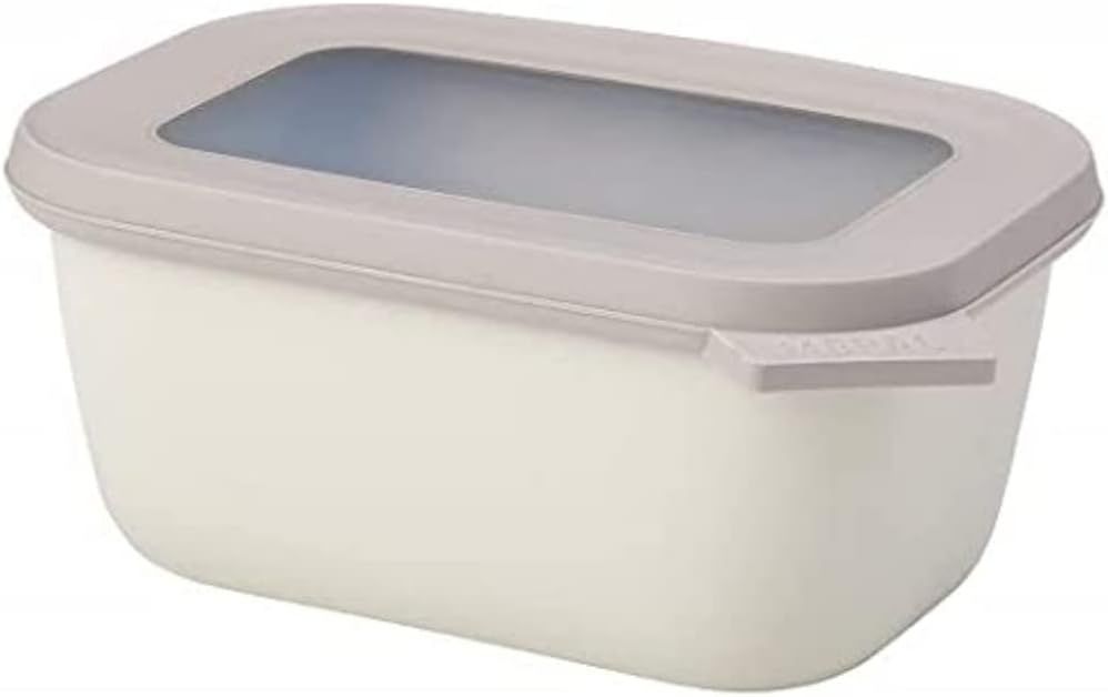 Mepal - Cirqula Rectangle Multi Storage Bowl - 750ml - Nordic White