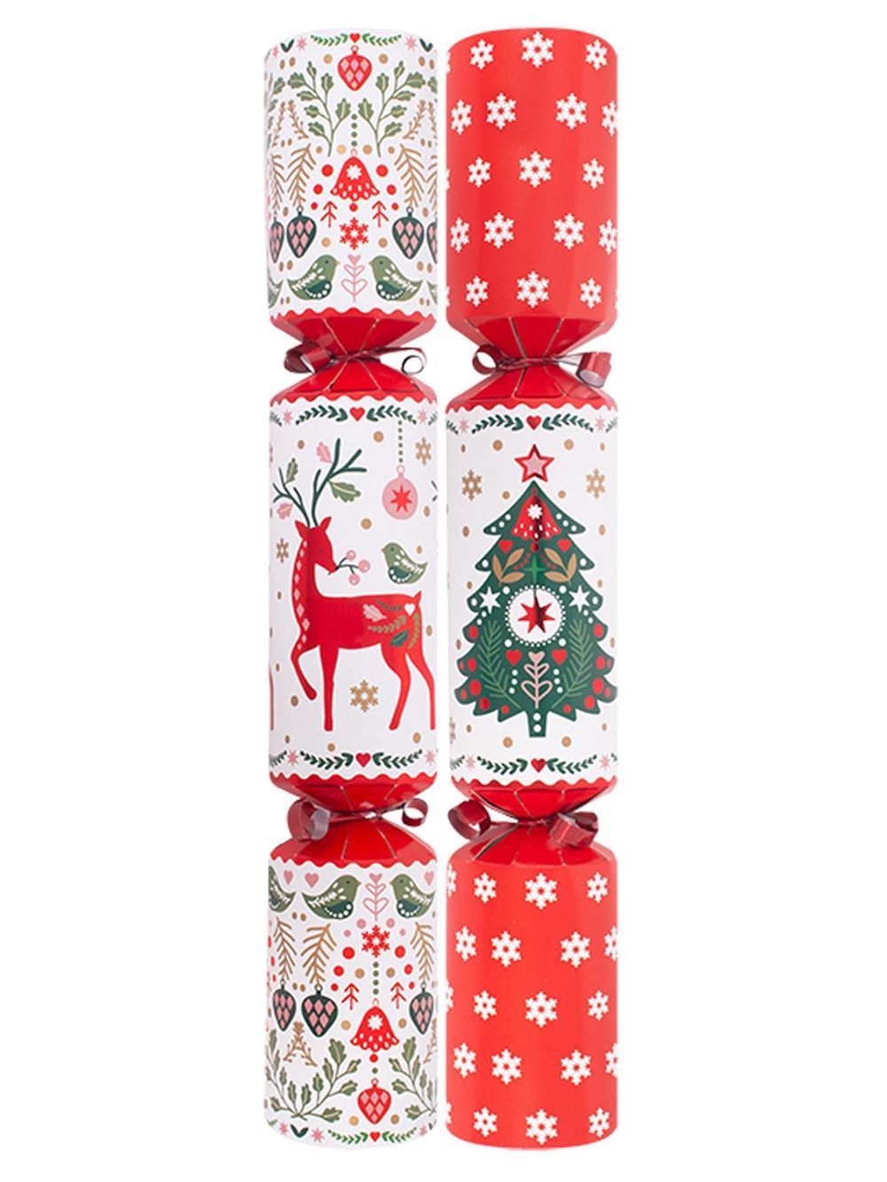 Rsw - Scandinavian Christmas Cracker Set - 12-Inch - 10 Pcs