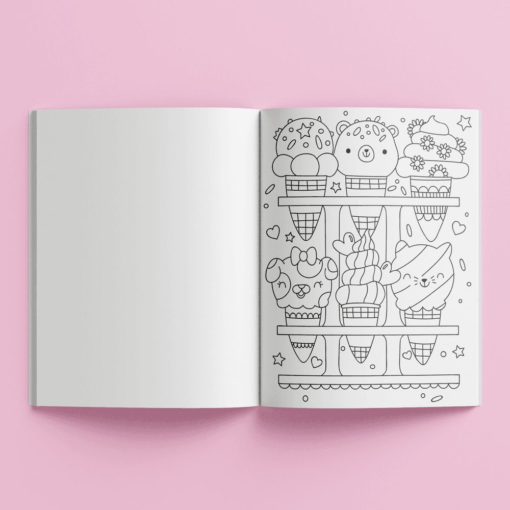 Hinkler - Kaleidoscope Coloring Scented Stickers - Sweet Treats