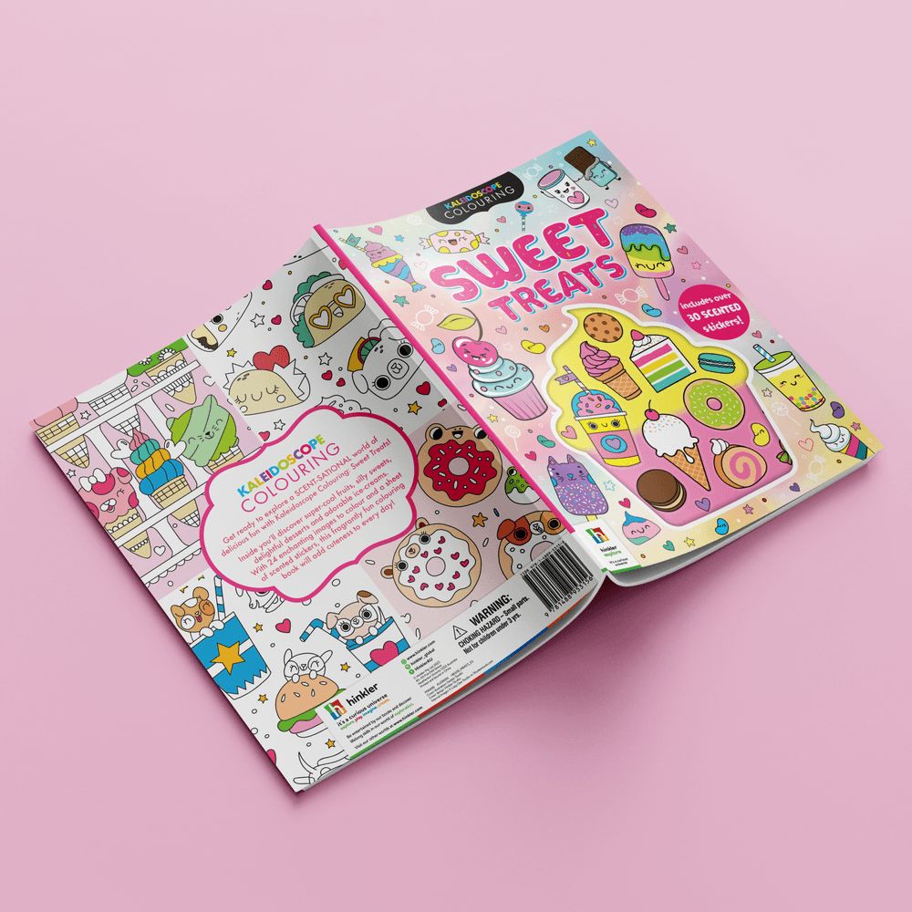 Hinkler - Kaleidoscope Coloring Scented Stickers - Sweet Treats