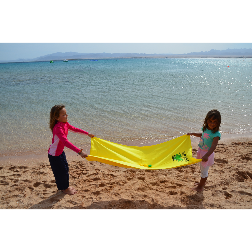 Freds Swim Academy - Quick Drying Beach Towel - Yellow