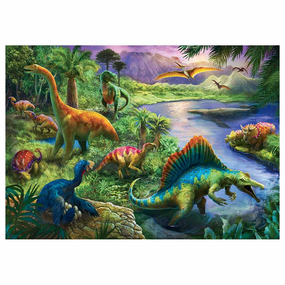 Trefl Puzzle - Predatory Dinosaurs Puzzle - 200pcs