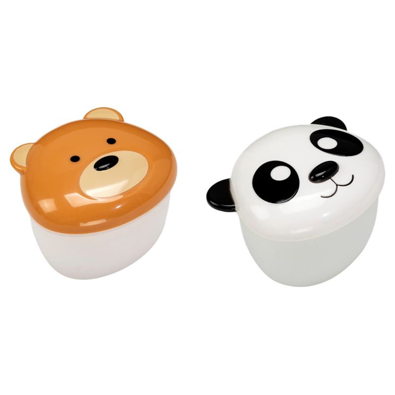 Melii - Snack Container - Bear & Panda - 2pcs