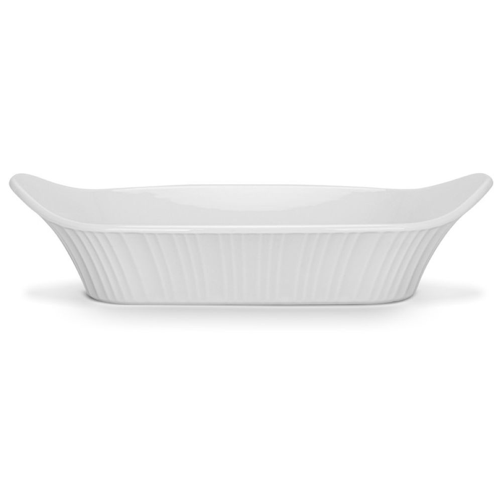 Fissman - Rectangular Baking Dish - White - 1.1 L