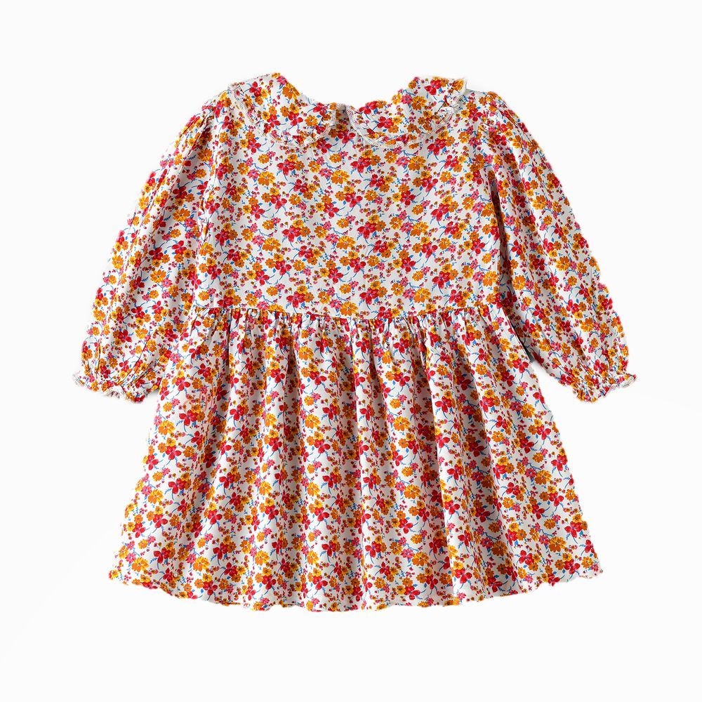 Jelliene - Twirling Through Summer Girls' Floral Sundress