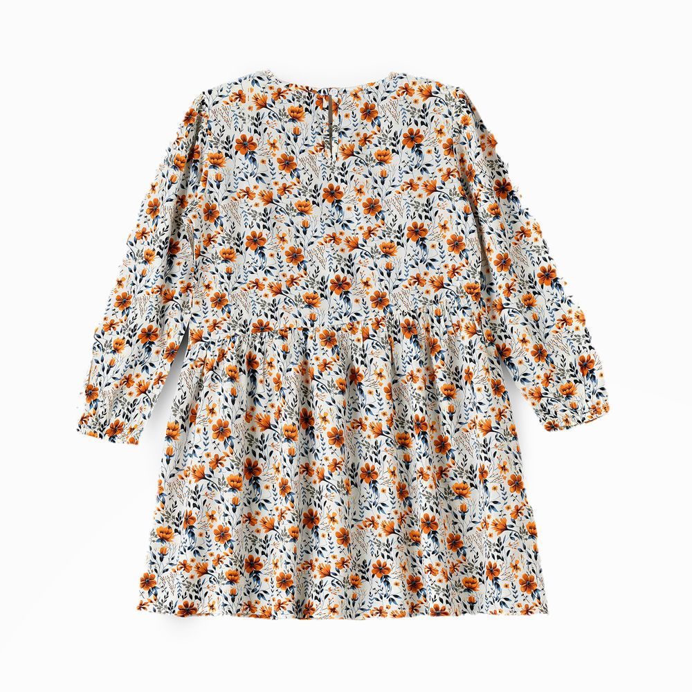 Jelliene - Flowy Fun Girls' Woven Twirl Dress