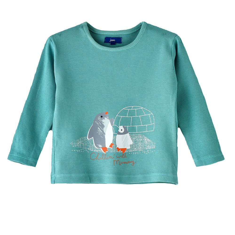 Jam - Boys' Penguin Print Long-Sleeve Top - Chillin' With Mummy