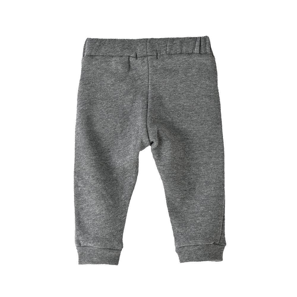 Jam - Boys' Solid Grey Elastic Waist Joggers - Dark Gray