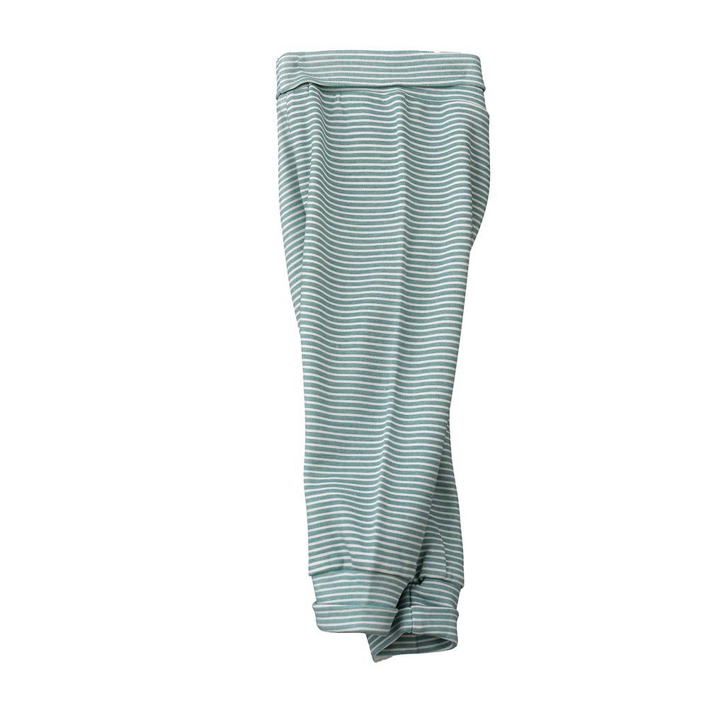 Jam - Boys' Teal And White Striped Cotton Pants