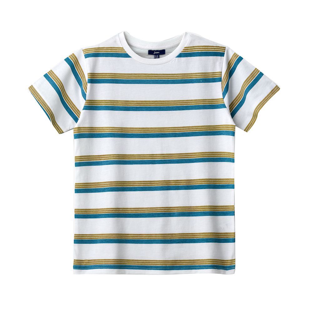 Jam - Nautical Striped Cotton Tee For Boys