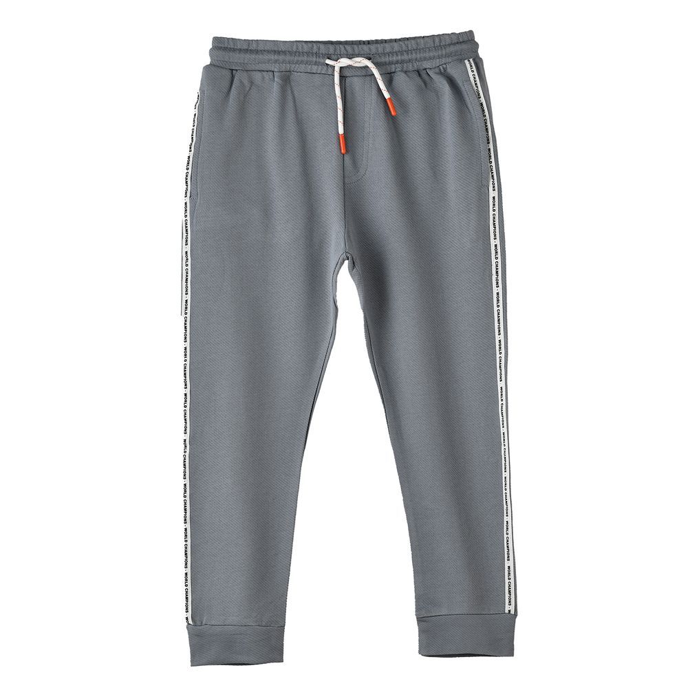 Jam - Boys' Side Tape Detail Joggers - Grey