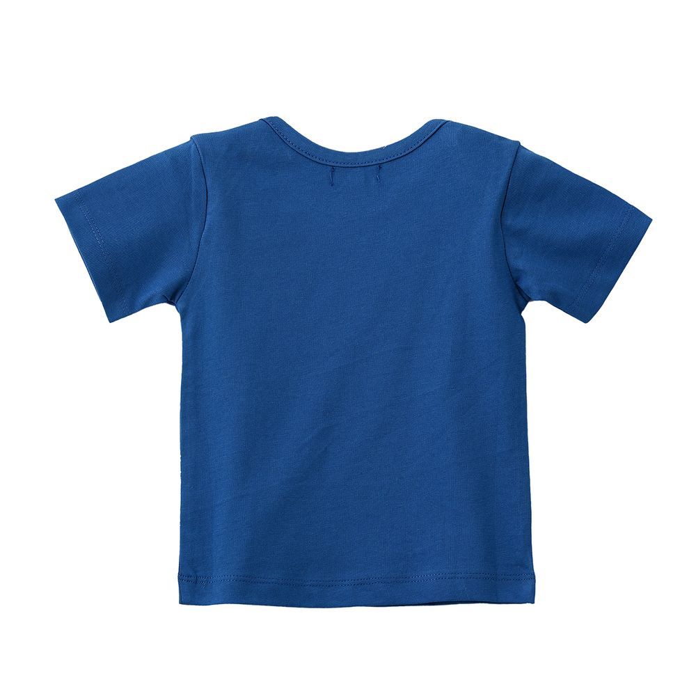 Jam - Playful Four Cubs Graphic Cotton T-shirt For Boys - Blue