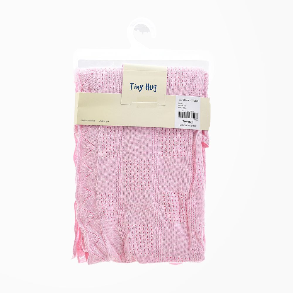 Tiny Hug - Soft And Warm Newborn Baby Blanket - Pink