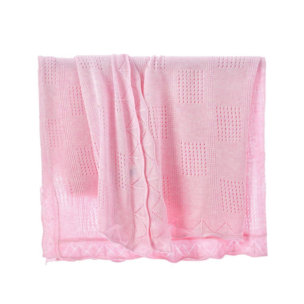 Tiny Hug - Soft And Warm Newborn Baby Blanket - Pink