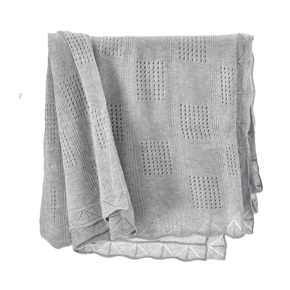 Tiny Hug - Soft And Warm Newborn Baby Blanket - Grey