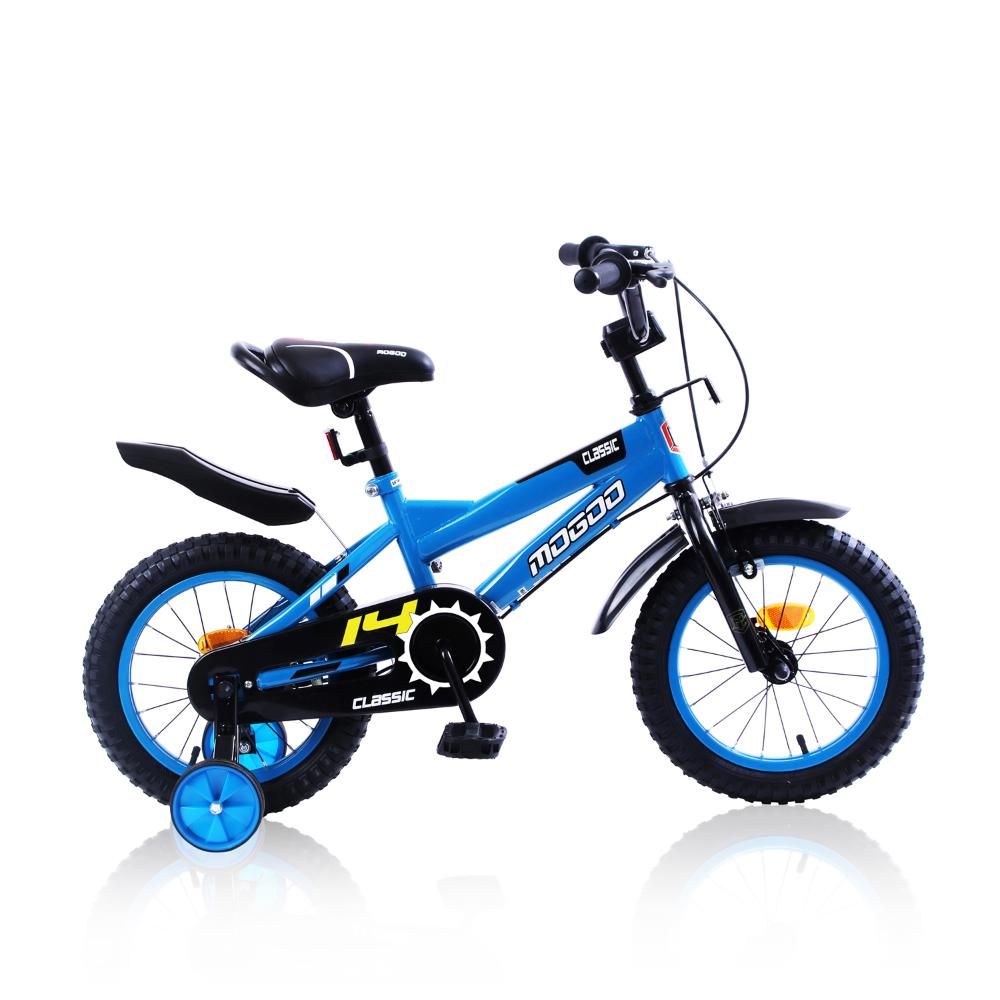 Mogoo - Classic 14 Inch Kids Bicycle - Blue