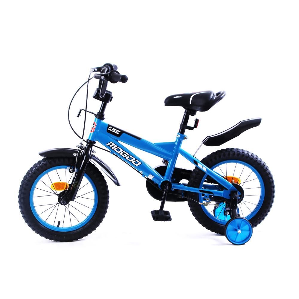 Mogoo - Classic 14 Inch Kids Bicycle - Blue