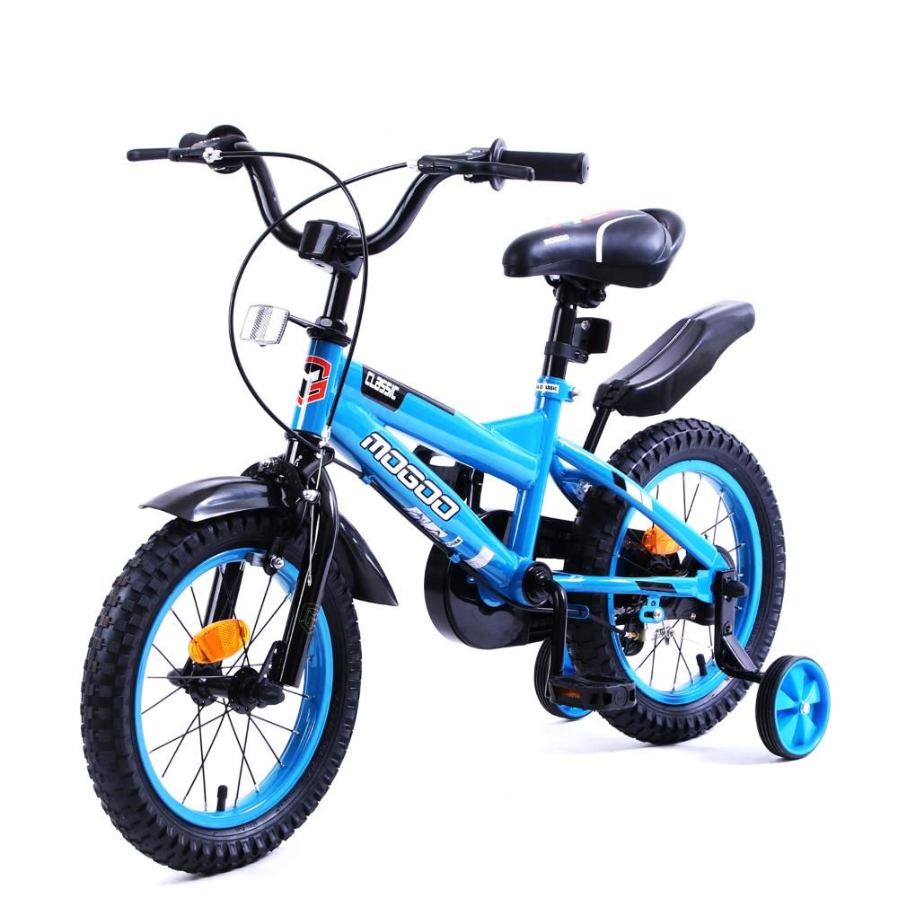 Mogoo - Classic 14 Inch Kids Bicycle - Blue