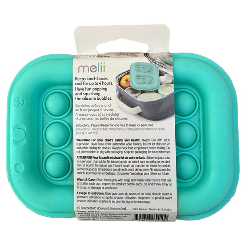 Melii - Silicone Pop-It Ice Pack - Turquoise