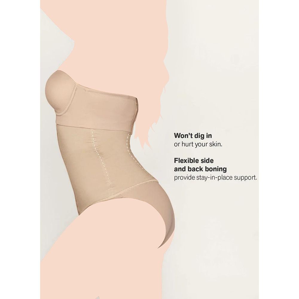 Mums & Bumps - Leonisa - Latex-Free Sculpting Waist Cincher - Nude