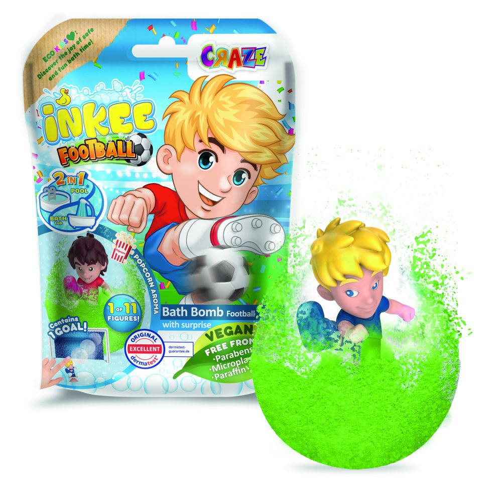 Craze - Inkee Surprise Football Bath Bomb - Design May Vary - 1 Pc